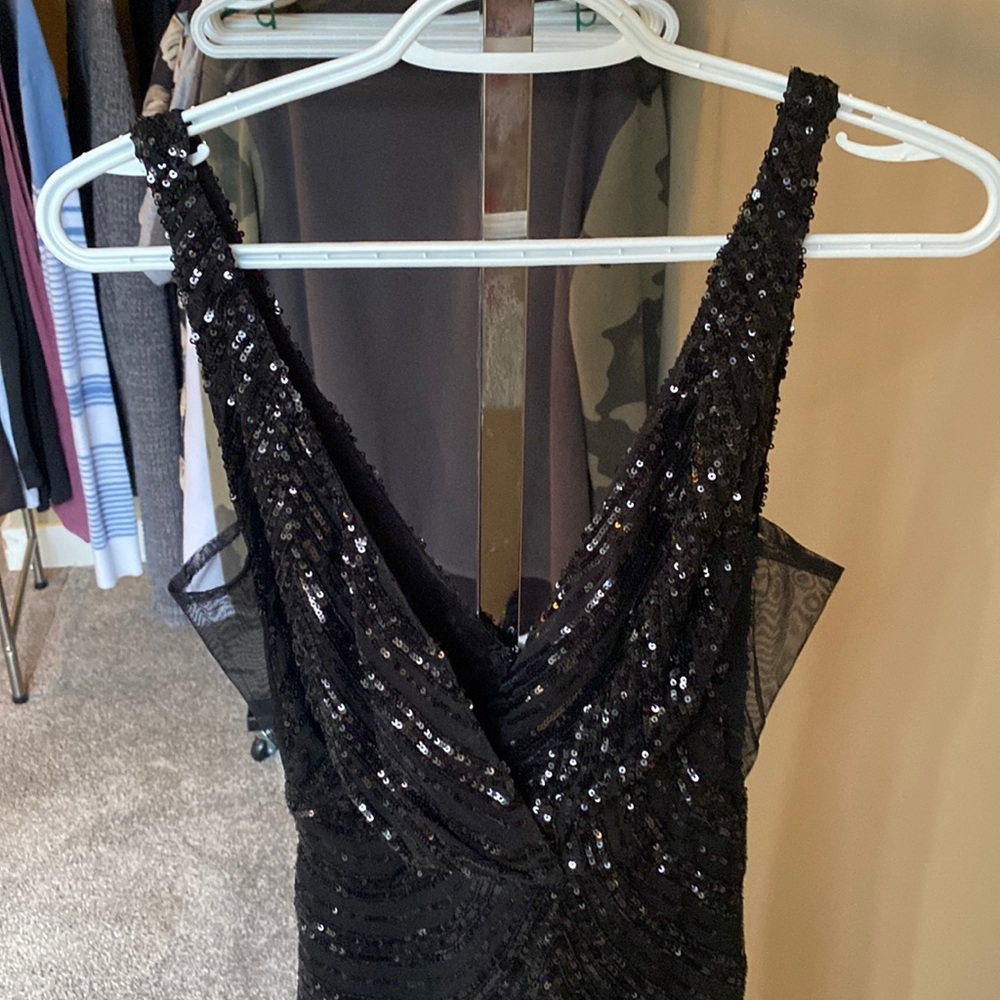 Stunning black sparkly cocktail dress